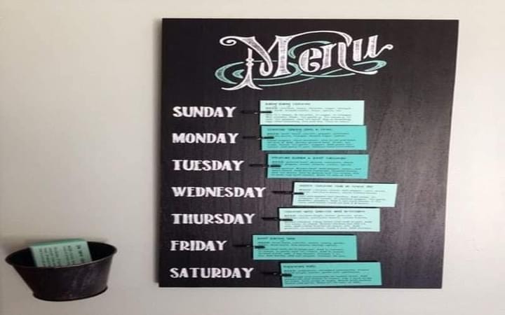 daily menu